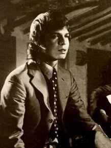 Sepia-toned archive portrait of a young Camarón de la Isla, from a photograph dated 1969.